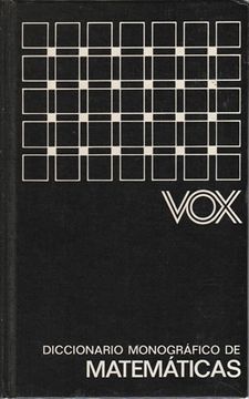 portada Diccionario Monografico de Matematicas   vox