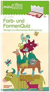 portada Minilük: Farb- und Formenquiz 1: Dr. Fitmacher für Vorschulkinder und Erstklässler (en Alemán)