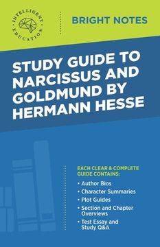 portada Study Guide to Narcissus and Goldmund by Hermann Hesse (en Inglés)