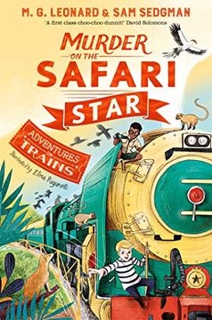 portada Murder on the Safari Star (Adventures on Trains) (en Inglés)