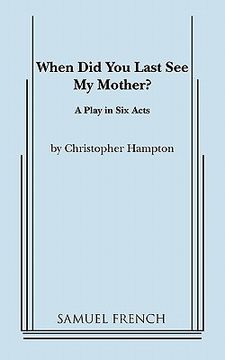 portada when did you last see my mother? (in English)