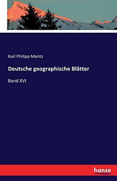 portada Deutsche geographische Blätter: Band XVI