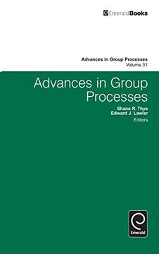 portada Advances in Group Processes (Advances in Group Processes, 31) (en Inglés)