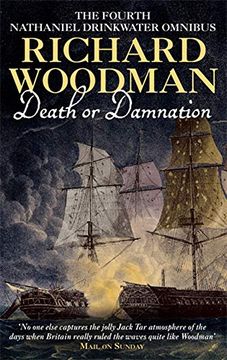 portada Death or Damnation: Nathaniel Drinkwater Omnibus 4: Numbers 10, 11 & 12 in Series: The Fourth Nathaniel Drinkwater Omnibus: "Under False Colours", "Flying Squadron", "Beneath the Aurora" (in English)