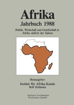 portada Afrika Jahrbuch 1988: Politik, Wirtschaft und Gesellschaft in Afrika südlich der Sahara (German Edition)