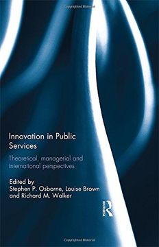 portada Innovation in Public Services: Theoretical, managerial, and international perspectives
