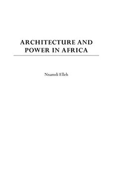 portada Architecture and Power in Africa (en Inglés)