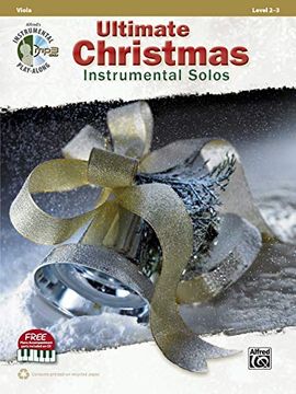 portada Ultimate Christmas Instrumental Solos for Strings: Viola, Book & cd (Ultimate Instrumental Solos Series) (en Inglés)