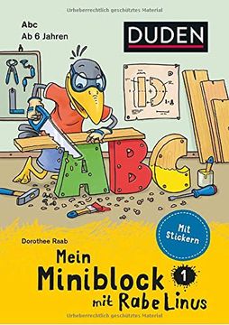 portada Mein Miniblock mit Rabe Linus - abc (Duden Miniblöcke) (en Alemán)