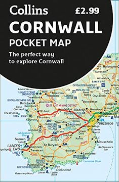 portada Cornwall Pocket Map: The Perfect way to Explore Cornwall (in English)