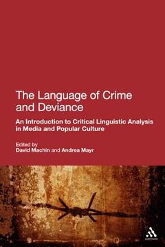 portada language of crime and deviance (en Inglés)