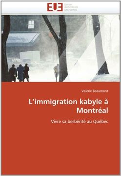 portada L'Immigration Kabyle a Montreal