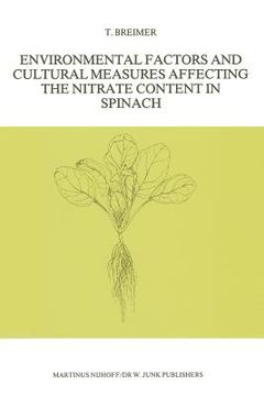 portada Environmental Factors and Cultural Measures Affecting the Nitrate Content in Spinach (in English)