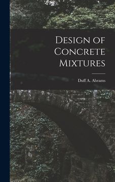 portada Design of Concrete Mixtures (en Inglés)