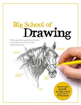 portada Big School of Drawing Workbook: Exercises and Step-By-Step Drawing Lessons for the Beginning Artist (Big School of Drawing, 2) (en Inglés)