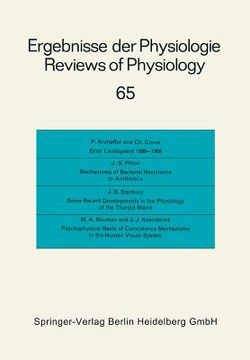 portada reviews of physiology, biochemistry and pharmacology 65