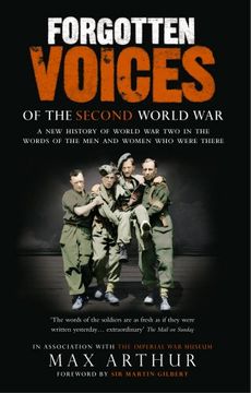 portada forgotten voices of the second world war (in English)
