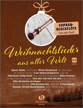 portada Weihnachtslieder aus Aller Welt - Sopranblockflöte (in German)
