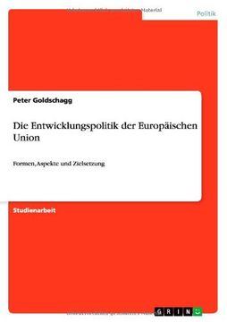 portada Die Entwicklungspolitik der Europäischen Union (German Edition)