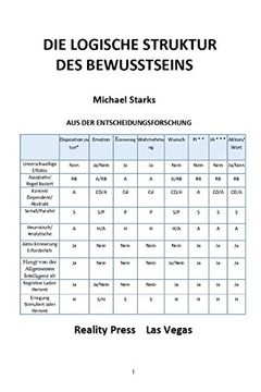 portada Die Logische Struktur des Bewusstseins (in German)