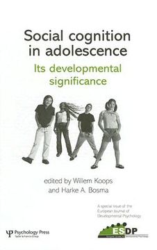 portada social cognition in adolescence: its developmental significance (in English)