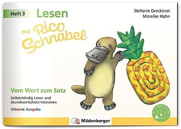 portada Lesen mit Rico Schnabel, Heft 3: Vom Wort zum Satz - Silbierte Ausgabe (en Alemán)
