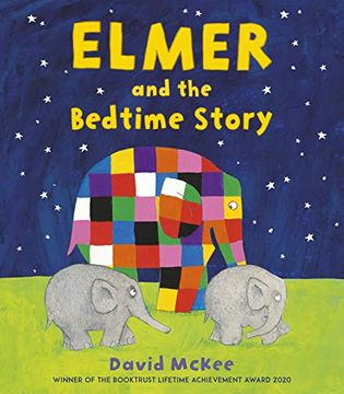 portada Elmer and the Bedtime Story (Elmer Picture Books, 29) (en Inglés)