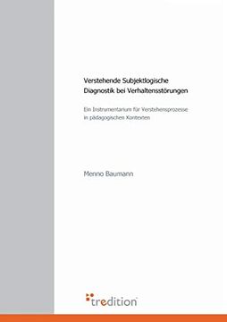 portada Verstehende Subjektlogische Diagnostik bei Verhaltensstorungen (in German)