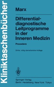portada Differentialdiagnostische Leitprogramme in der Inneren Medizin: Procedere (Kliniktaschenbücher) (German Edition)