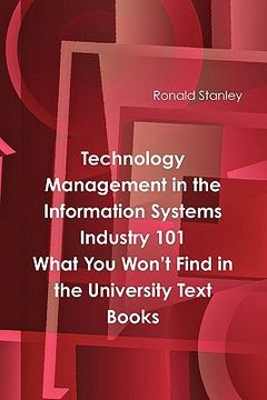 portada management in the information technology sector 101 what you won't find in the university text books (en Inglés)