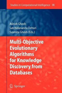 portada multi-objective evolutionary algorithms for knowledge discovery from databases (en Inglés)