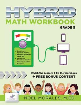 portada Hybrid Math Workbook Grade 5 (in English)