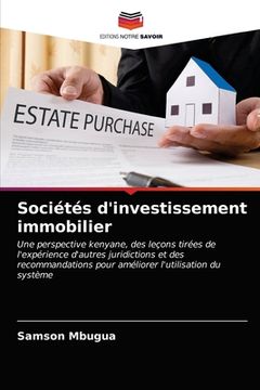 portada Sociétés d'investissement immobilier (in French)