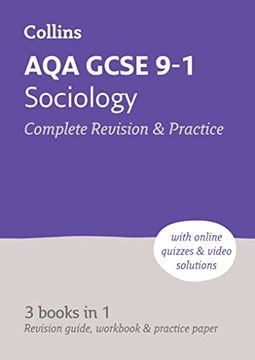 portada Aqa GCSE 9-1 Sociology All-In-One Complete Revision and Practice: Ideal for Home Learning, 2023 and 2024 Exams (en Inglés)