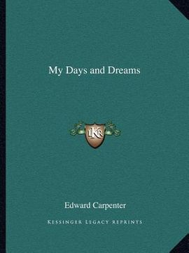 portada my days and dreams (en Inglés)