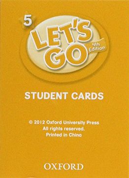 portada Let's go 5 Student Cards: Language Level: Beginning to High Intermediate. Interest Level: Grades K-6. Approx. Reading Level: K-4 