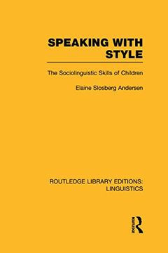 portada Speaking With Style: The Sociolinguistics Skills of Children