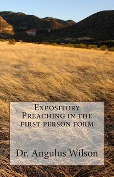 portada Expository Preaching in the first person form