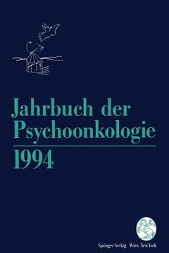 portada Jahrbuch Der Psychoonkologie (in German)