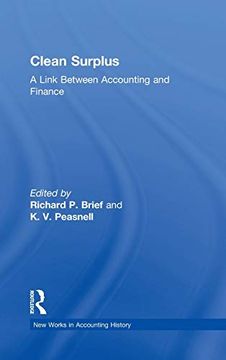portada Clean Surplus: A Link Between Accounting and Finance (Routledge new Works in Accounting History) (in English)