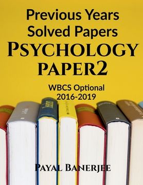 portada Previous Years Solved Papers-Psychology Paper 2 (en Inglés)