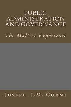 portada Public Administration and Governance: The Maltese Experience (en Inglés)