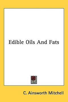 portada edible oils and fats (en Inglés)