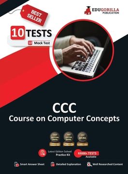 portada CCC Book 2023: Course on Computer Concepts Based on NIELIT (English Edition) - 10 Full Length Mock Tests (1000 Solved Objective Quest (en Inglés)