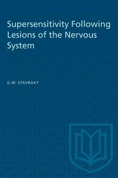 portada Supersensitivity Following Lesions of the Nervous System (en Inglés)