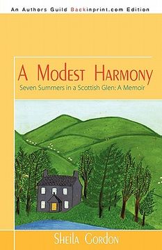 portada a modest harmony (in English)