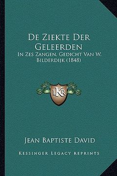 portada De Ziekte Der Geleerden: In Zes Zangen, Gedicht Van W. Bilderdijk (1848)