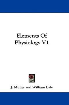 portada elements of physiology v1 (en Inglés)