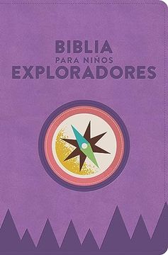 portada Rvr 1960 Biblia Para Niños Exploradores, Lavanda Compás Símil Piel (in Spanish)