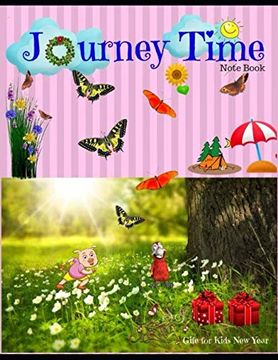 portada Journey Time: Premium Cover Design Beautiful Bright Note Book of Adventure Journeys and Excitement Every day Inside Cover for a Great day or Special day and Special Festival (in English)